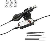 Vista 1 de LRT 8858 Micro Hot Air Station SMD Rework Desoldering Digital Heat Gun
