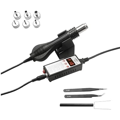 LRT 8858 Hot Air Rework Station, Digital Heat Gun for SMD Repair | Smart Sleep Mode / Auto Cooling Protection / Airflow Adjustment / Anti-Static Safety / Compact Space-Saving /