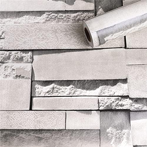 LMYDIDO Brick Effect Wallpaper 45x1000cm Self Adhesive Wallpaper