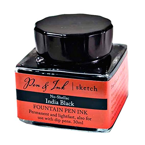 No-Shellac India Black Ink 30Ml by Art