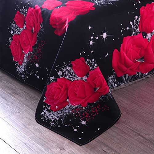 Parure de lit anti-plis en microfine lavable housse 135x200 - 5