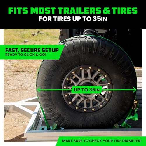 Rhino USA Wheel Chock Tie Down Kit