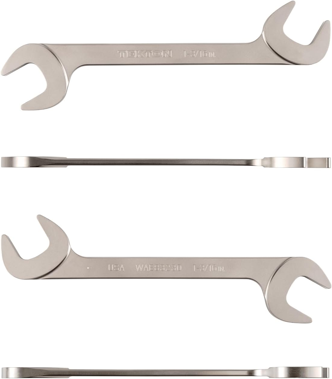 TEKTON 1-3/16 Inch Angle Head Open End Wrench | WAE83230 | Made in USA