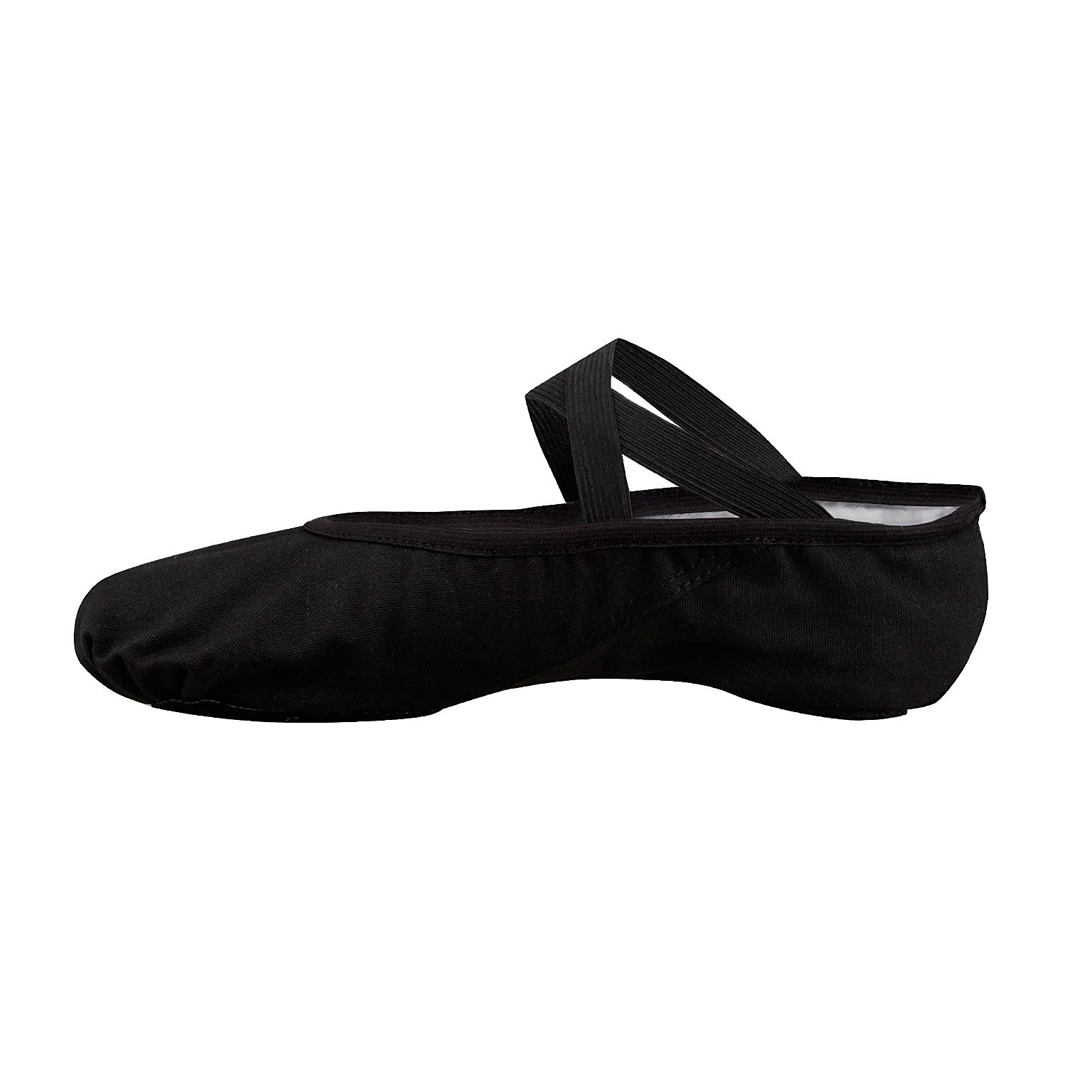 Legou Ballet Shoes for Children and Adults Dance Shoes Girls Soft Leather Sole Yoga Shoes Soft Black Size US6.5/EU37