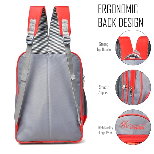 Image of 35L Pink Laptop Bag Backpack for menंWomen Boys and Girls Luggage Travel Bags with 17.3 inches And School Bag Laptop Compartment