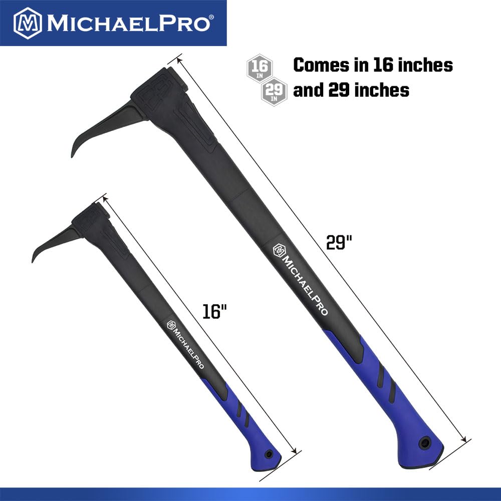 MichaelPro Pickaroon da 73,9 cm, in Acciaio forgiato, con Manico Resistente alle intemperie e Ammortizzante per Registrazione, Sollevamento Tronchi e trascinamento | MP004025