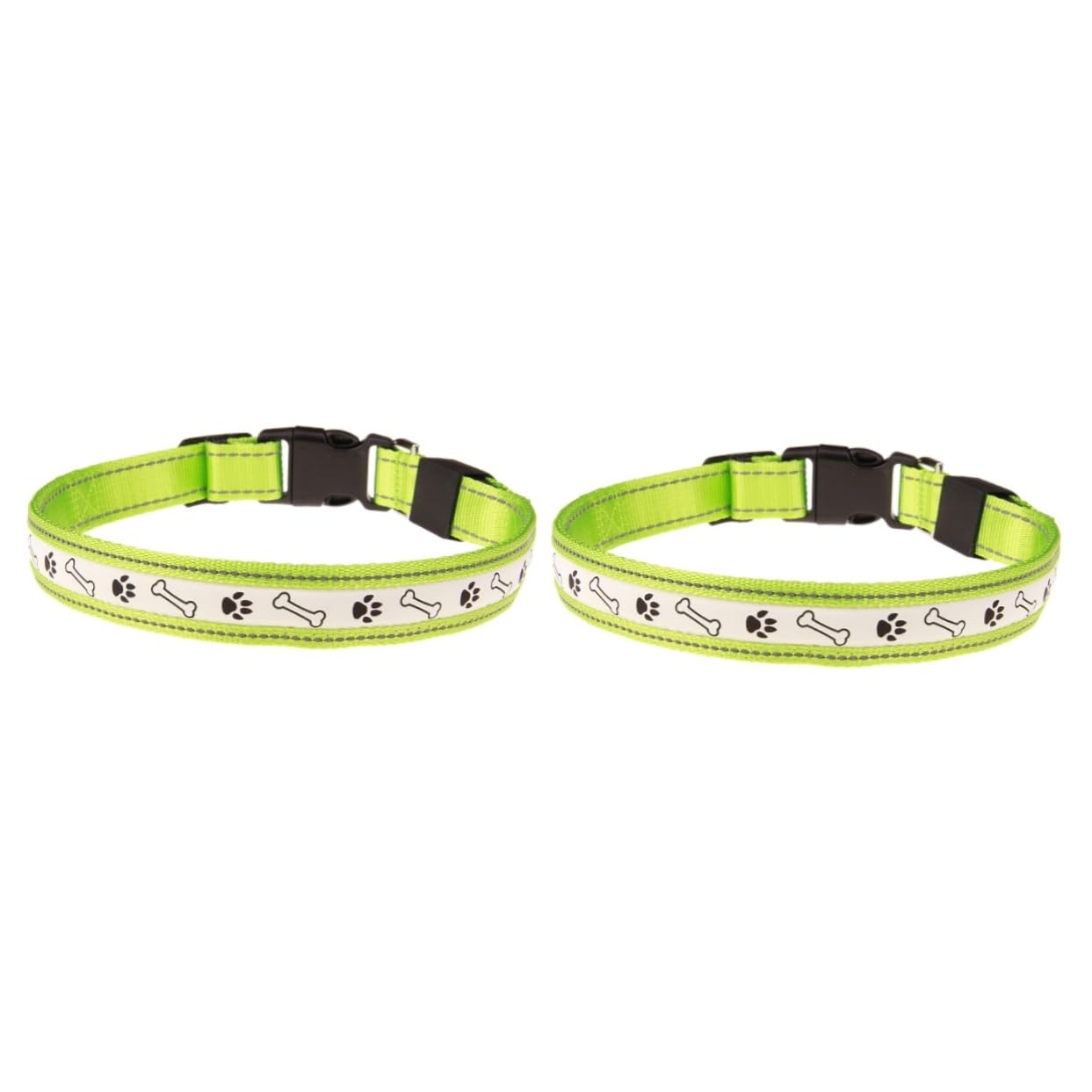 BESPORTBLE 2 Pièces col Lumineux Dog Collar Collier LED Collier Taille S lumière de Charge de pour Animaux de Compagnie Lumineux pour