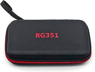Portable Storage Bag for RG351P/RG351M/RG350M, EVA Travel Carrying Case with Internal Grid Design, Shockproof, Dustproof, Full Protection Bag