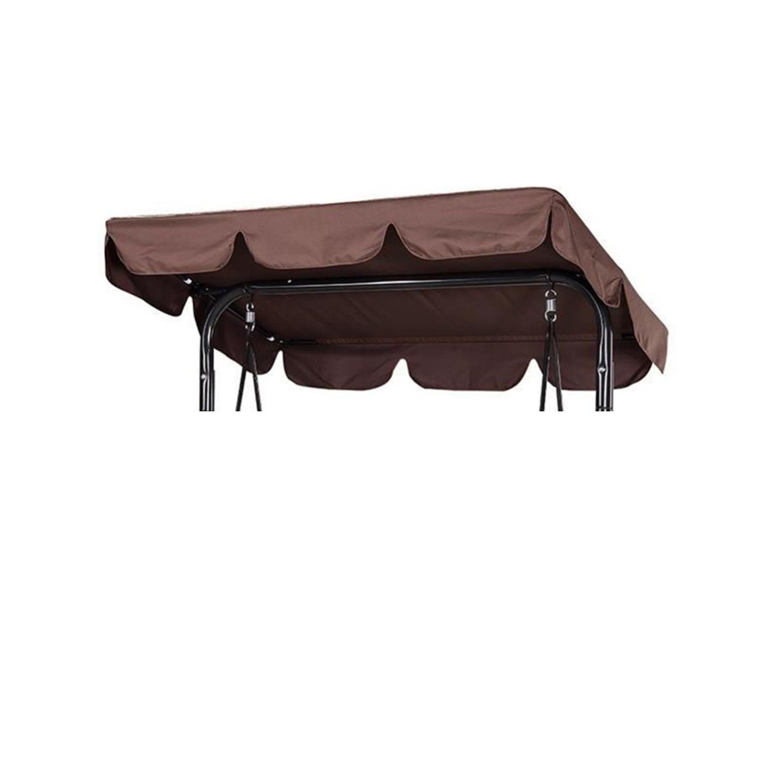 Garden Replacement Summer Swing Canopy Cover,3 Seater Replacement Canopy Swing Top Cover, Waterproof Swing Canopy Top Cover for Garden Outdoor Swing Chair Patio Bench,02,210 * 145 * 18cm