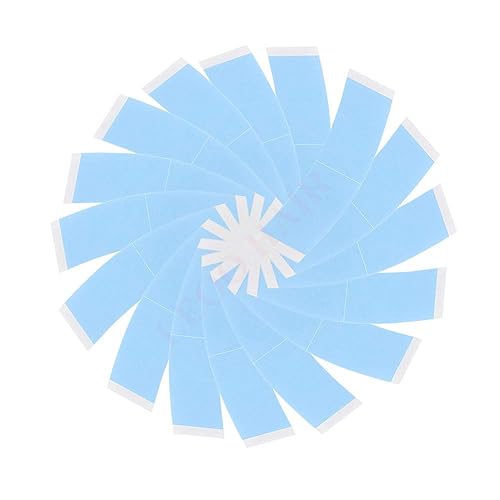 Miniatura 7 de Encaje frontal  Cinta adhesiva de doble cara azul para el cabello, soporte adhesivo impermeable, cabello humano para hombres y mujeres, extensiones