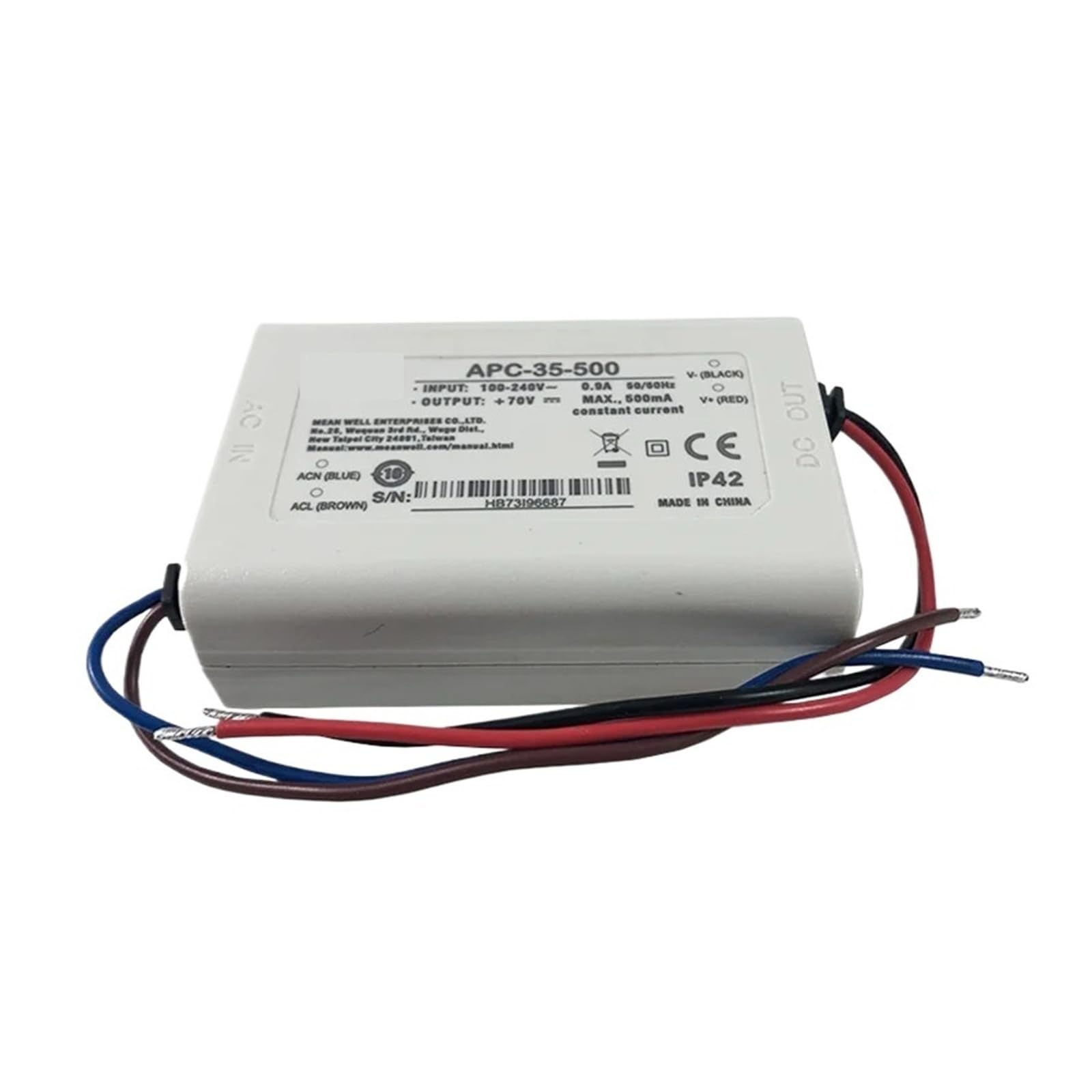 HHB18I APC-35 Series 35W Constant Current Output Power Supply LED Driver APC-35-350 APC-35-500 APC-35-700 APC-35-1050