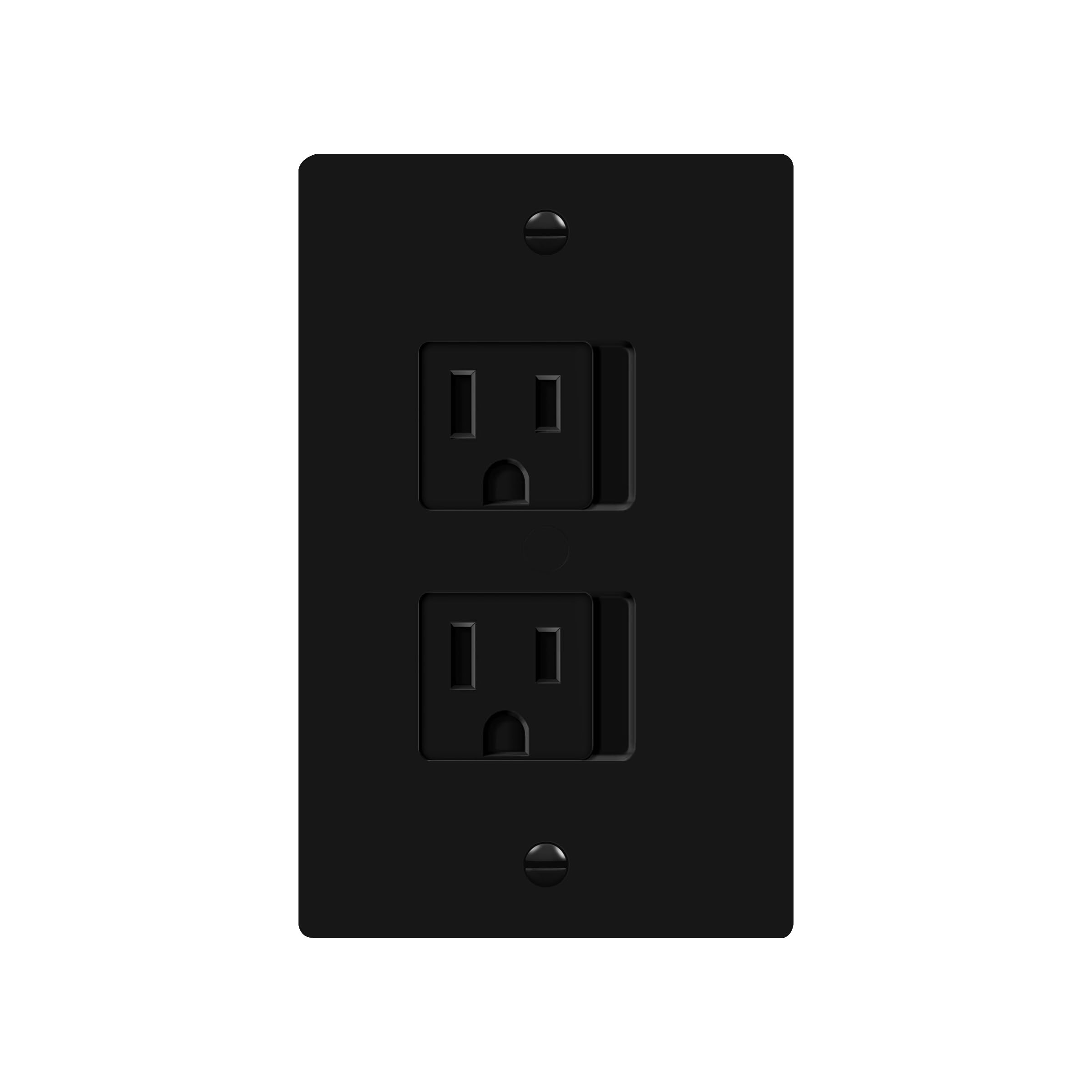 ENERLITES Child Proof Outlet Cover, Self-Closing, Fits Both Duplex and Decorator Outlet, Safety Design, Tamper-Resistant Socket Plug for Receptacle,