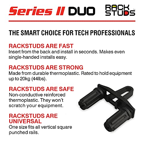Snapklik.com : Rackstuds DUO50 1RU Rack Mount Solution Series IINo More ...