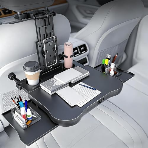 Tableta de comedor para asiento trasero ajustable y resistente 3