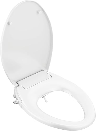 Delta Faucet Refresh - Asiento de inodoro alargado para bidé, accesorio de bidé para inodoro, bidé alargado, asiento de inodoro alargado, rociador