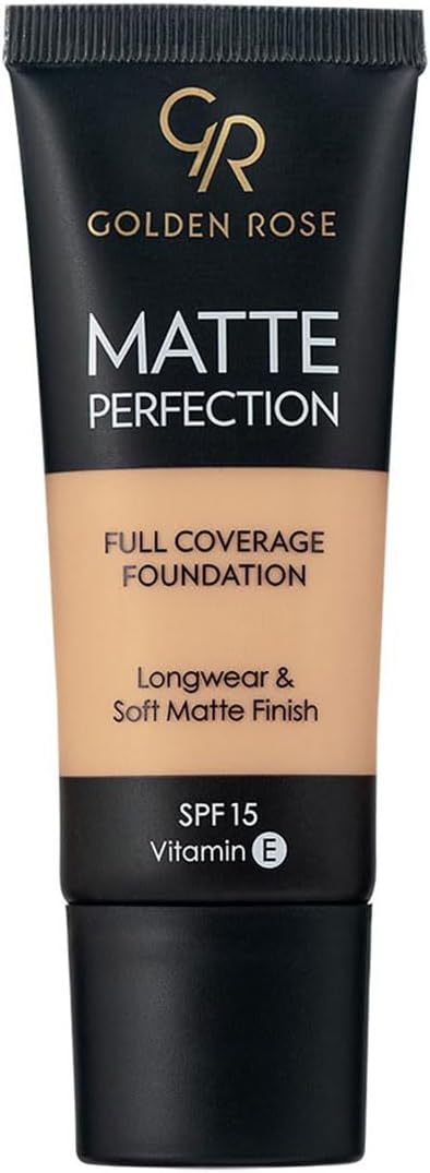 Golden Rose Matte Perfection Foundation - Cool 05 - Yoğun Kapatıcı Mat Fondöten