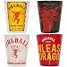 Silver Buffalo FBW2128Y Fireball Whisky Logos Plastic Freeze Gel Mini Cups, Set of 4, 1.5-Ounce 1.5 ounce Multicolor