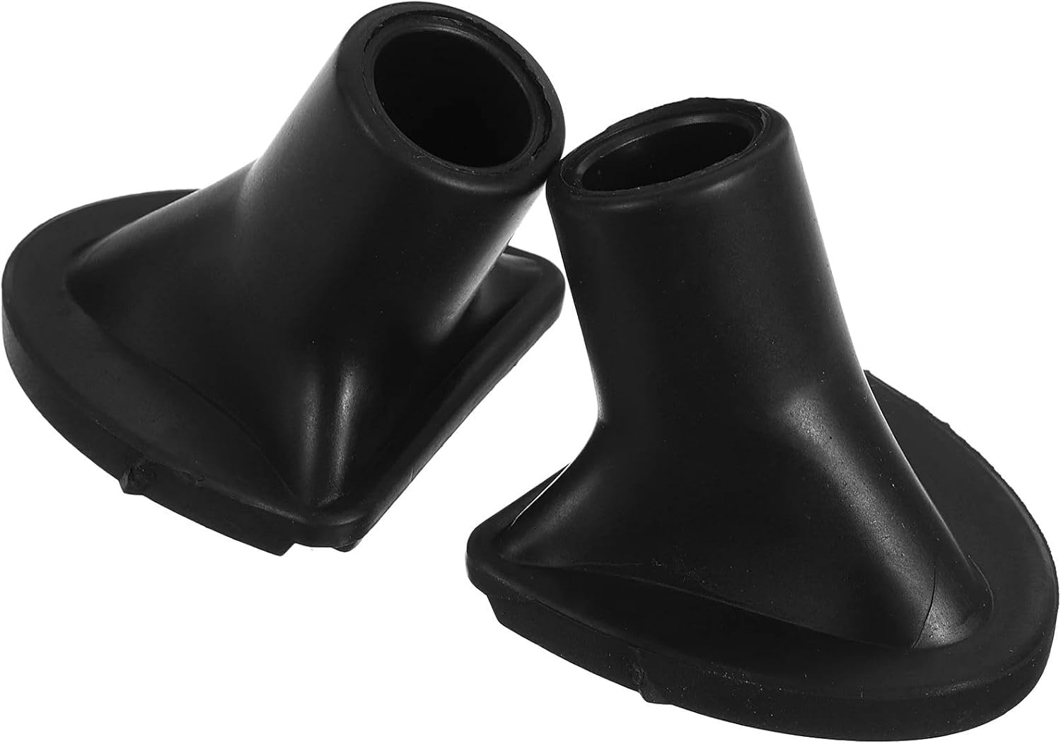 2 Pcs Black Golf Bag Stand Feet Replacement, Wear-Resistent Golf Bag Rubber Feet Replacement, Necessary Golf Club Bag Accessories Strong Grip, Easy to Install, Golf Club Bag Accessories, Golf