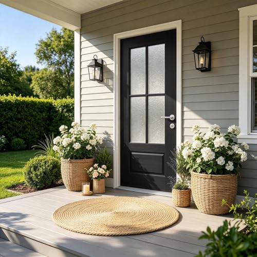 Black Prehung Front Door