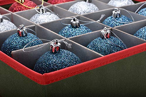image for Handy Laundry Christmas Ornament Storage - Stores up to 64 Holiday Orn