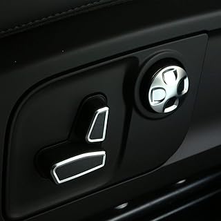 ABS Plastic Chrome Car Seat Cover Cover for Maserati Levante 2016 2017 for Ghibli 2014-2017 for Quattroporte 2013-2017