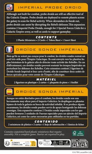 Star Wars: Legion Imperial Probe Droids Juego de Mesa miniatura 4
