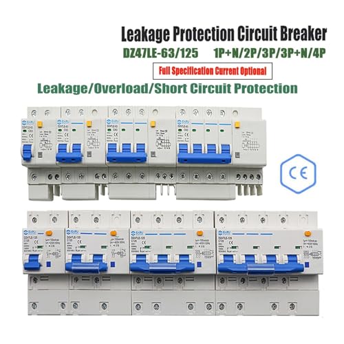 Disjoncteur de protection domestique triphasé 2P AC400V 32A - 2