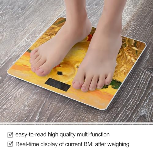 Báscula digital de baño con diseño de pato amarillo miniatura 5