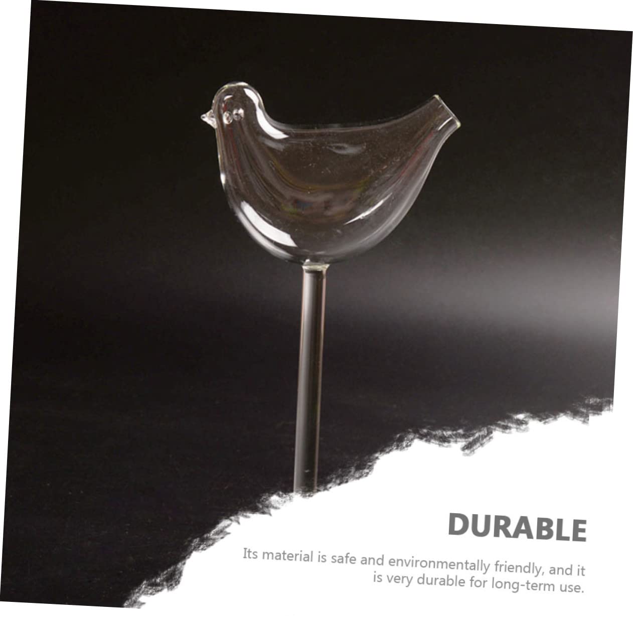 Cabilock 3 Piezas Copa de pájaro decoración de la mesa del comedor vasos altos anteojos vasos de whisky copas de aves vidrio pájaro creativo champán taza de café taza de agua