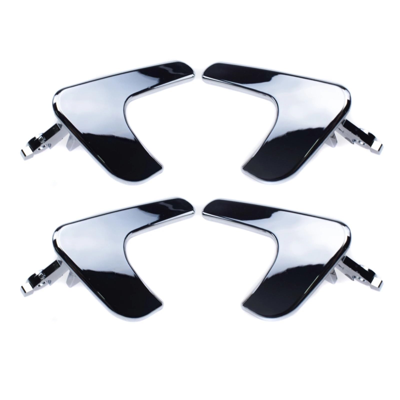 QLOYGMD Chrome Outside Door Handle Front/Rear Left/Right for SEAT