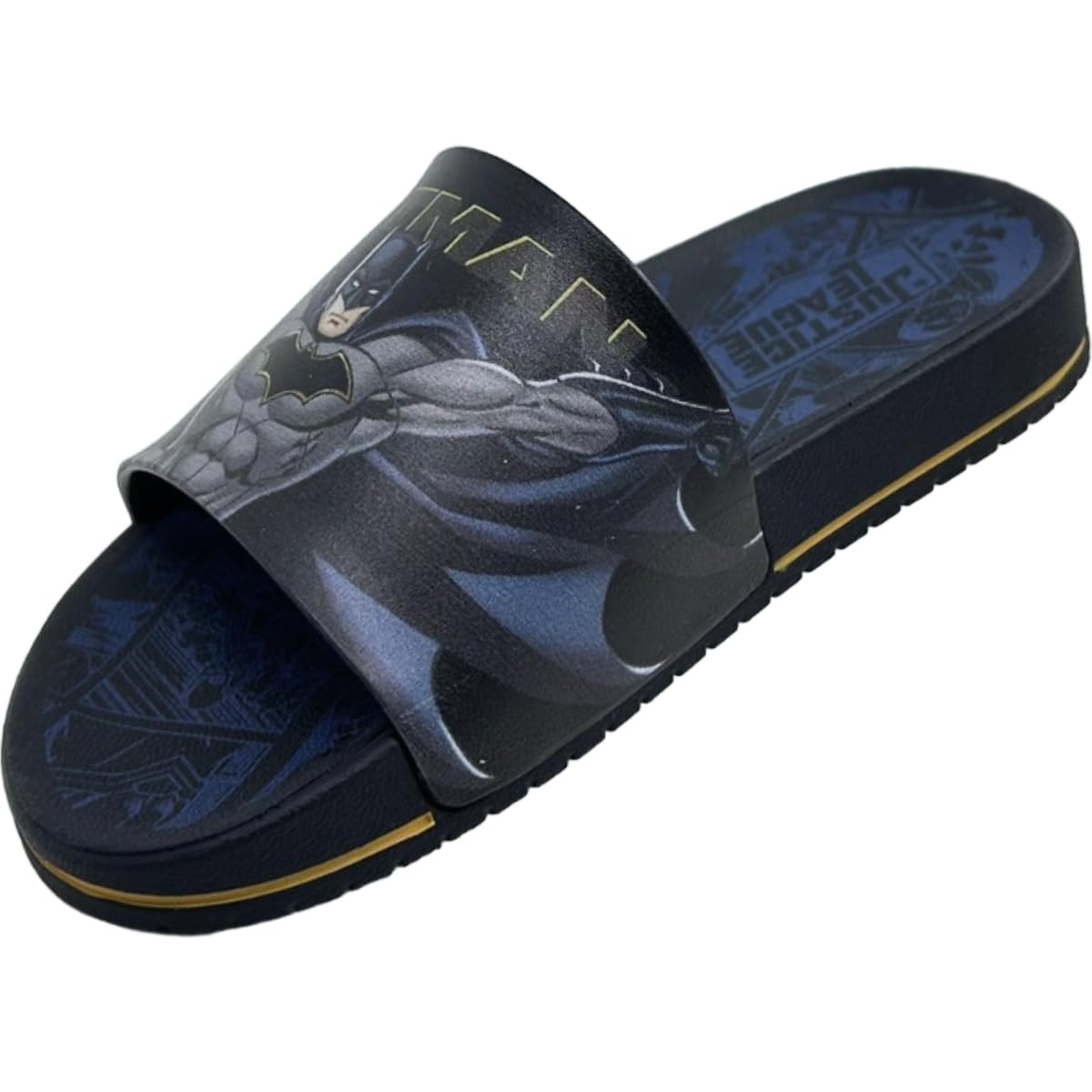 Chinelo Infantil Slip On Slide Liga Da Justica Action Batman em promoção! Veja a oferta e mais achadinhos de Sandálias & Chinelos Infantis 6 Hoje é o melhor dia para comprar Chinelo Infantil Slip On Slide Liga Da Justica Action Batman com aquele preço maroto! Promoção! Aproveite a oferta! 6