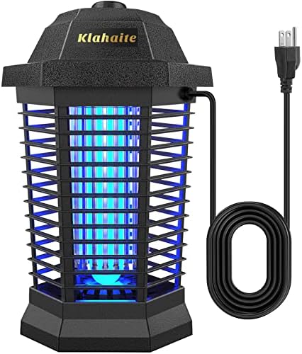 Klahaite Bug Zapper, Mosquito Zapper Outdoor, Electric Mosquito Killer Indoor, Fly Trap, Insect Zapper for Home Backyard Patio