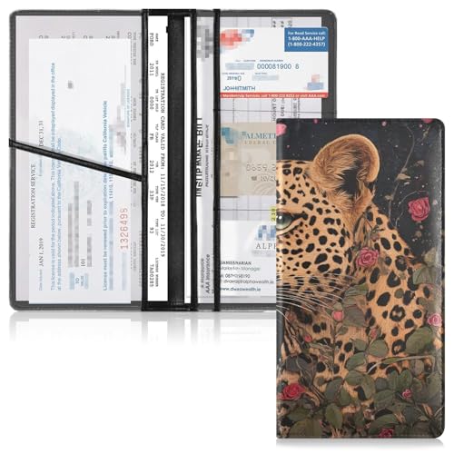 Organizador para auto cuero slim miniatura 2