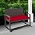 Best Choice Products Outdoor Bench 2-Person Wicker Garden Patio Benches Seating Furniture for Backyard, Porch w/Seat Cushion, 700lb Capacity - Brown/Red