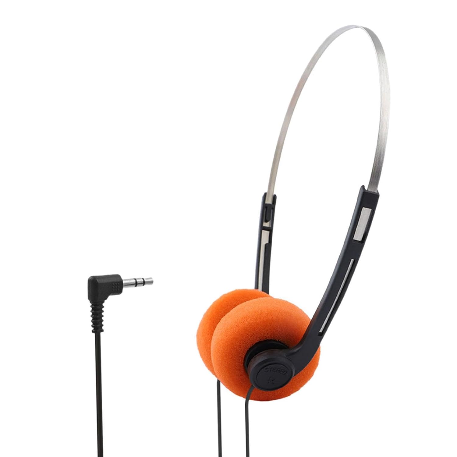 BNF® Retro Wired Headphones with 3.5mm Jack | Compact Portable Travel Headset for Running Walking | Durable Metal Classic Design BNF® Retro Wired Headphones with 3.5mm Jack | Compact Portable Travel Headset for Running Walking | Durable Metal Classic Design