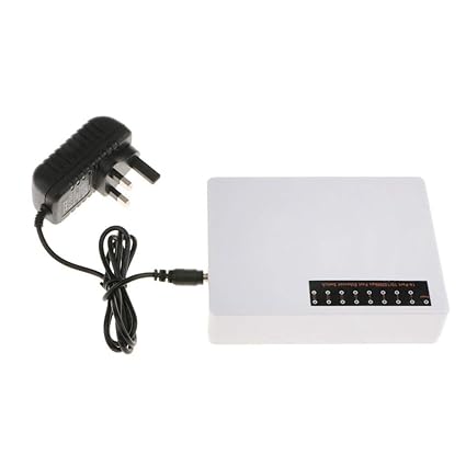 PRAV 10/100 Mbps Fast Ethernet Extender Broadcenter Desktop Ethernet 16-Port