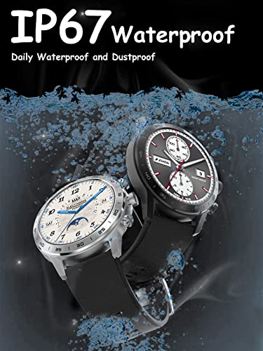 DTNOI-Smart-Watch-with-Call-for-Men-139-IPS-Full-Color-Touch-Screen-Smartwatches-with-Activity-Trackers-Heart-Rate-and-Sleep-Monitor-for-Android-and-iOS-Phones-Gifts-for-MenSilver