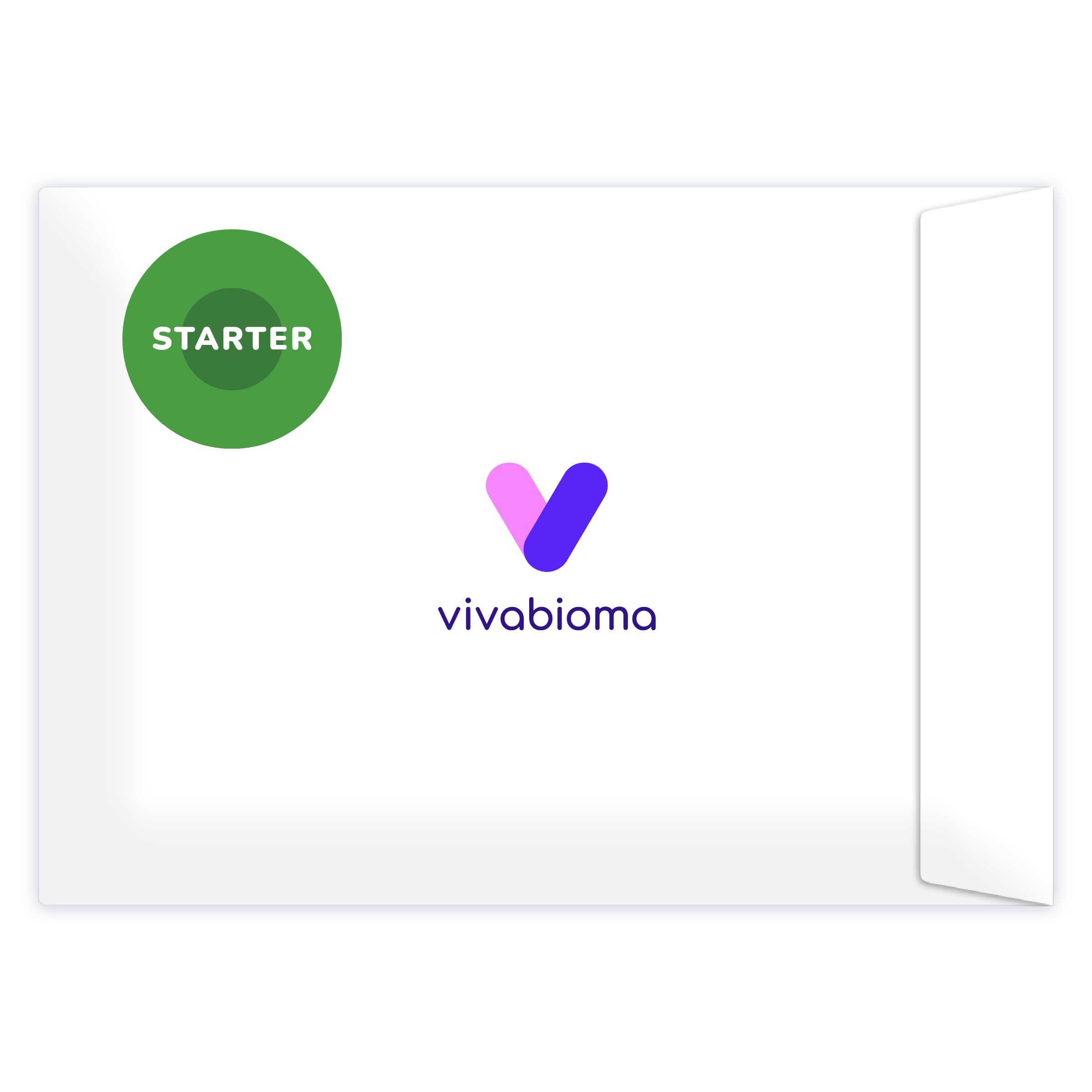 Vivabioma Starter – Test de Microbiota Intestinal: Conoce tu Edad Biológica y Salud Digestiva | Análisis de 35+ Informes, Eje Intestino-Cerebro, Metabolismo y Vitaminas