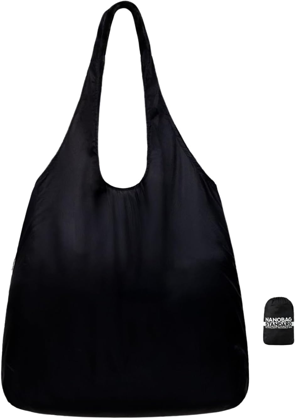 Nanobag Ultralight Foldable Tote โ Standard Black
