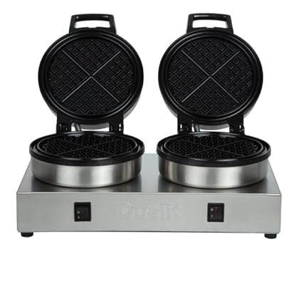 DUALIT Waffeleisen 74002, Silber, 190(H) x 400(W) x 220(D) mm – Bild 4