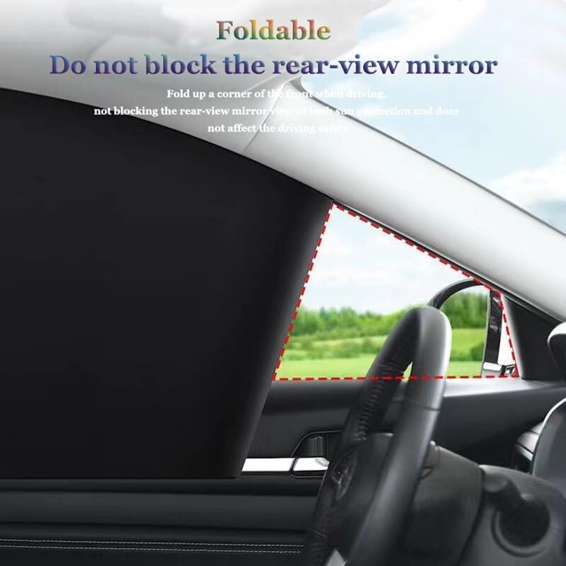 Tendine parasole magnetiche per finestrini laterali e posteriori Per Opel Adam protezione termica privacy Tendine