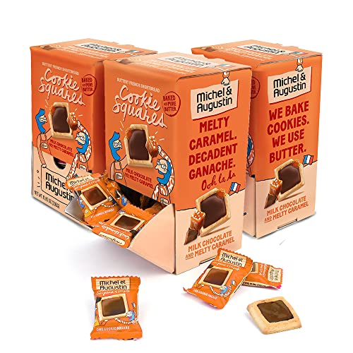 Image of Michel & Augustin Milk Chocolate Caramel Cookies, 40ct Boxes, 3-Pack