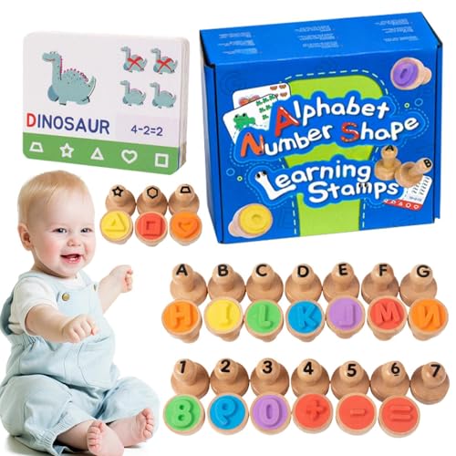 Jeux de mathématiques portables avec timbres de lettres et chiffres