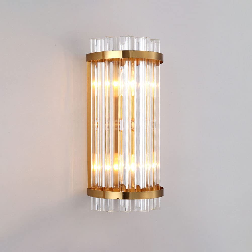 Apliques de sala de estar en cristal para crear ambientes cálidos y modernos