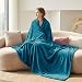 CozyLux Kuscheldecke Flauschig Decke 150x200 - XL Flanell Kuscheldecke 150x200, Weiche Sofa Decke, Warme Fleecedecke Wohndecke für 4 Jahreszeiten, Leicht Sofa Überwurf, Blanket 150x200 cm, Türkis