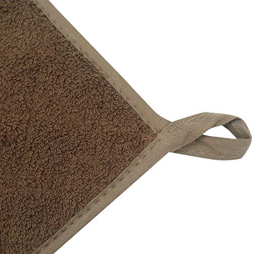 100cottonkitcheneverydaybasicterrypotholderheatresistantcoasterpotholderforcookingandbakingsetof5brown Urban Country Home Decor 100 cotton kitchen everyday basic terry pot holder heat resistant coaster potholder for cooking and baking set of 5 brown urban country home decor