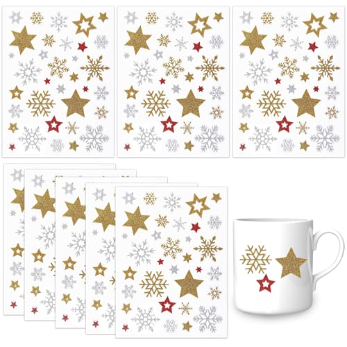 256 Stück Aufkleber Sterne, Sterne Aufkleber...