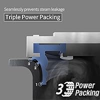 Vista 5 de CUCHEN CRS-FWK0640WUS Olla arrocera automática a presión de calentamiento dual de 6 tazas (sin cocinar) (1.14 cuartos de galón): 6 personas por