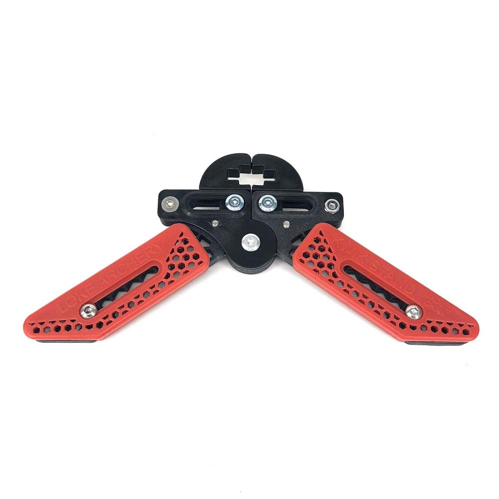AMEYXGS Archery Adjustable Bow Stand Bow Holder Compound Bow Accessories (red)