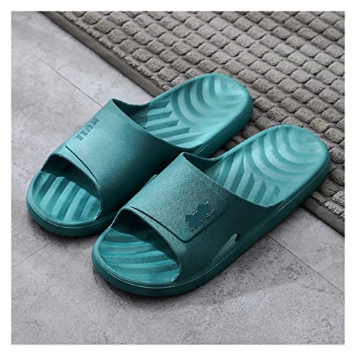 LUCBEI Shark Slippers Home Slippers Bathroom Bath Slippers Soft Bottom Home Outdoor Couple Shoes Cute Home Summer Sandals Men and Women Drag Summer Sandals (Color : White, Size : 38-39)